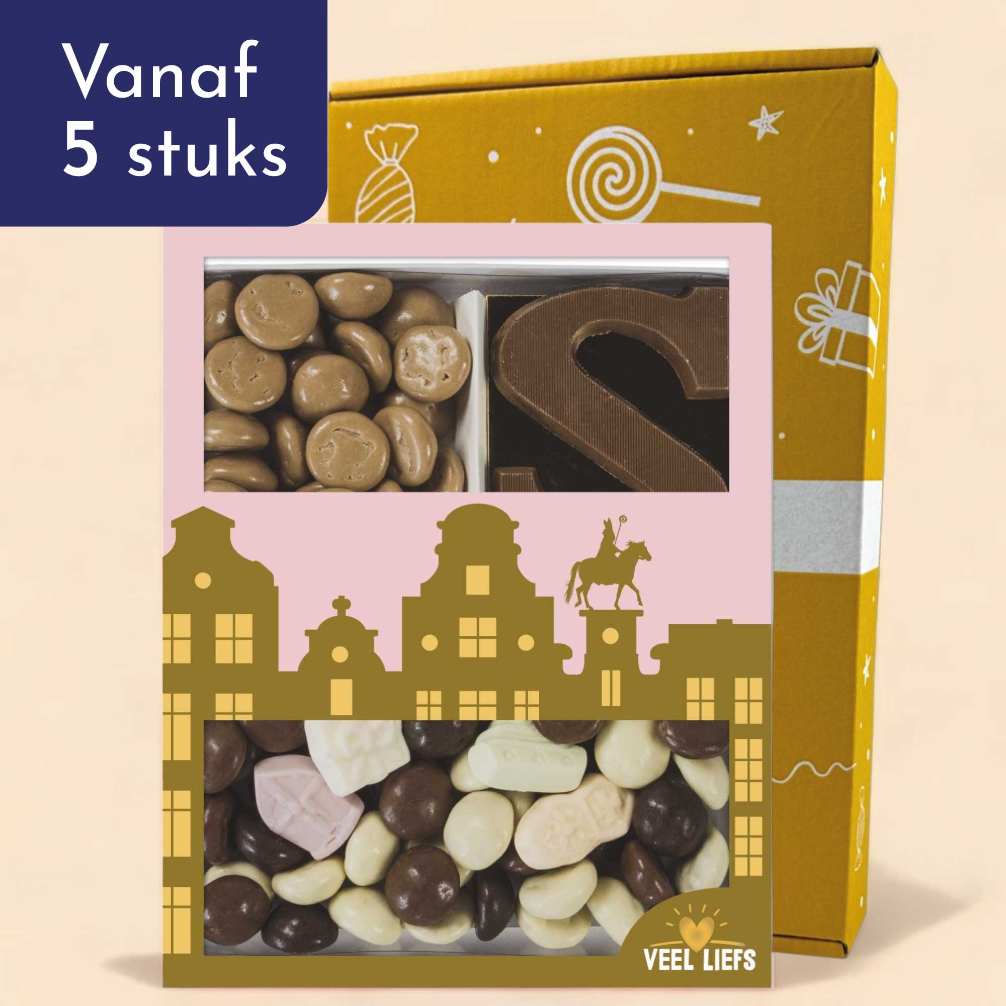 Cadeaupakket | Diverse chocolade kruidnoten en chocoladeletter