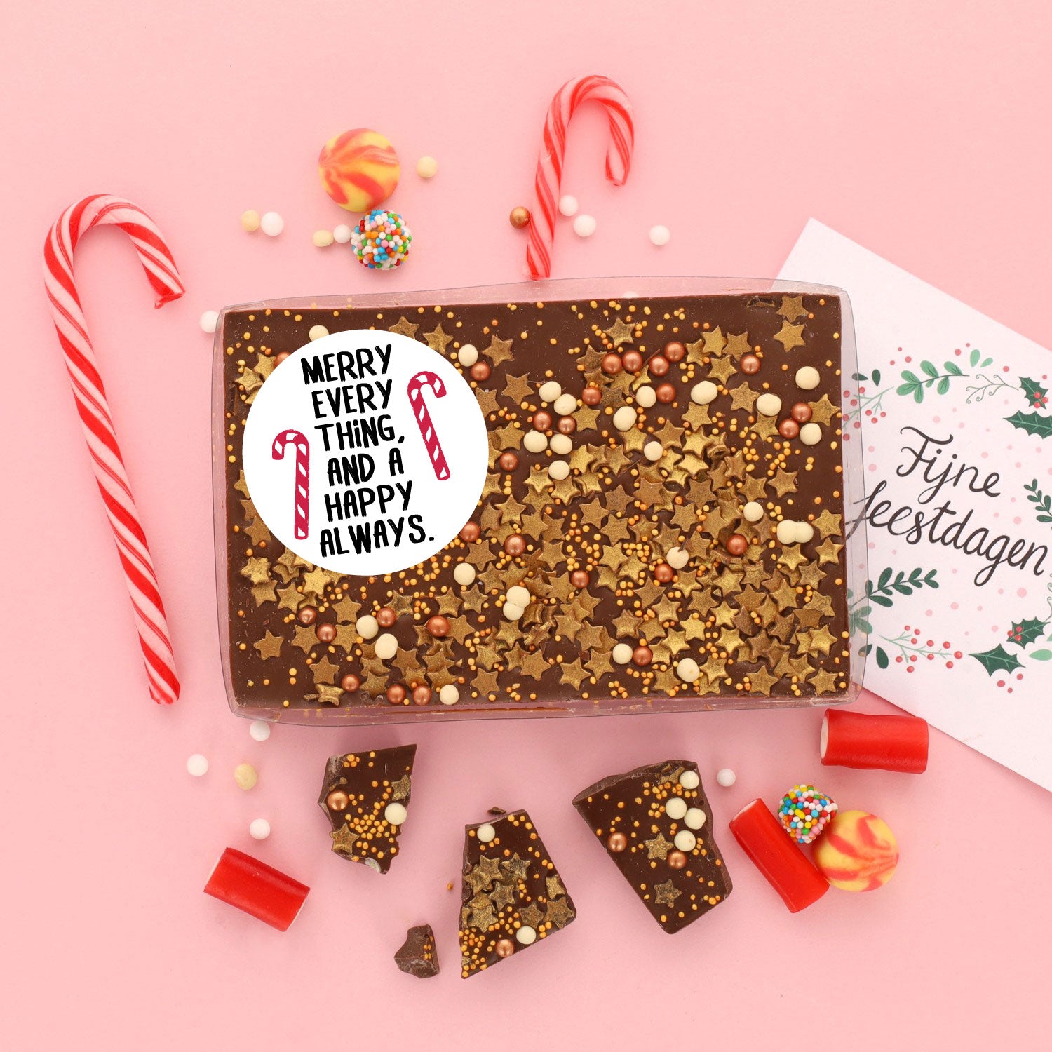 Chocolade bar | goud | Merry Everything