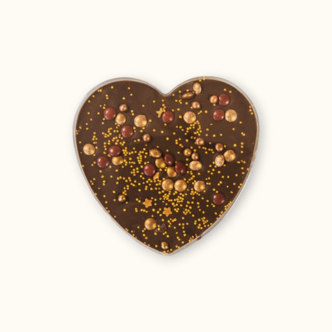 Chocolade hart | Goud