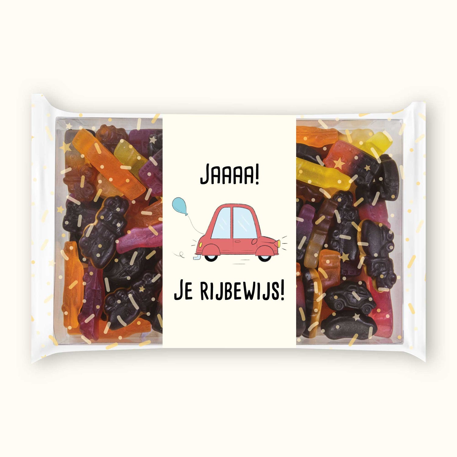 Doosje drop | Rijbewijs gehaald!