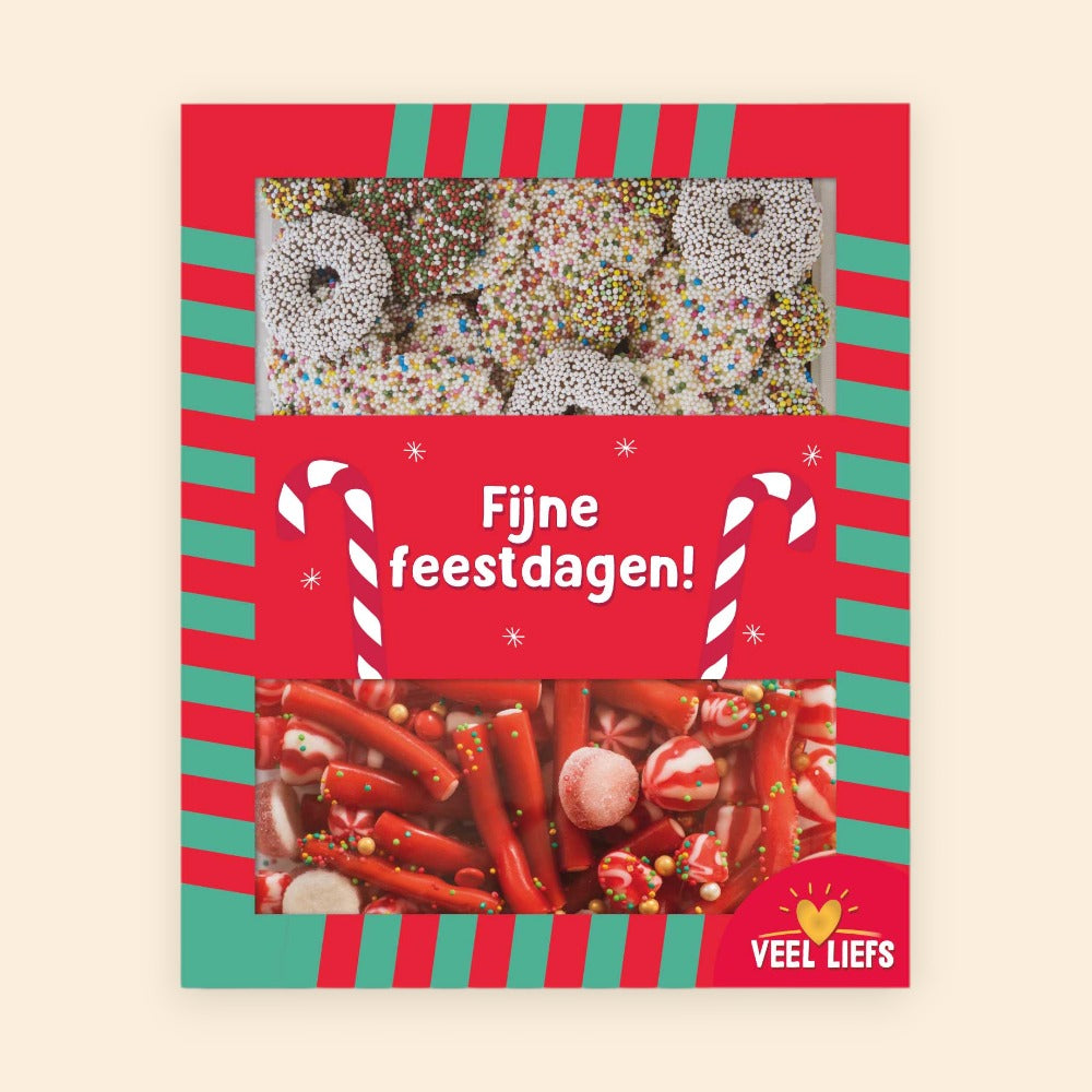 Cadeaupakket | Kransjesmix en kerst snoepmix