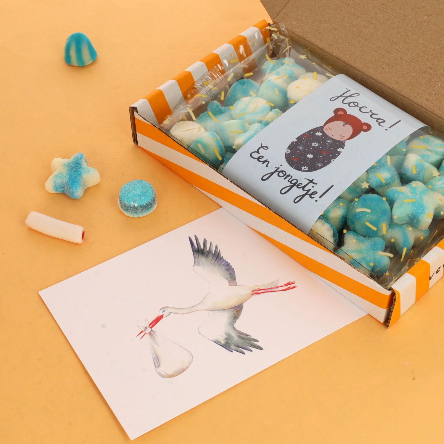 Snoepdoosje | Hoera een jongetje!