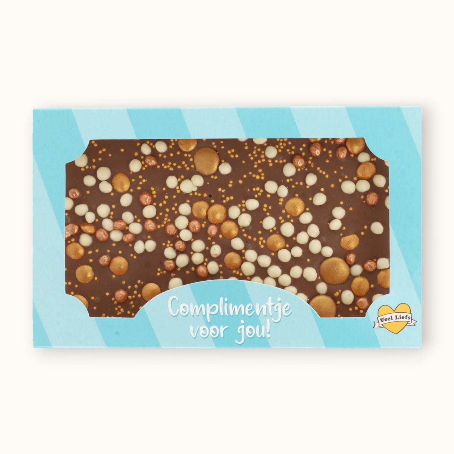 Choco bar goud | Complimentje voor jou!