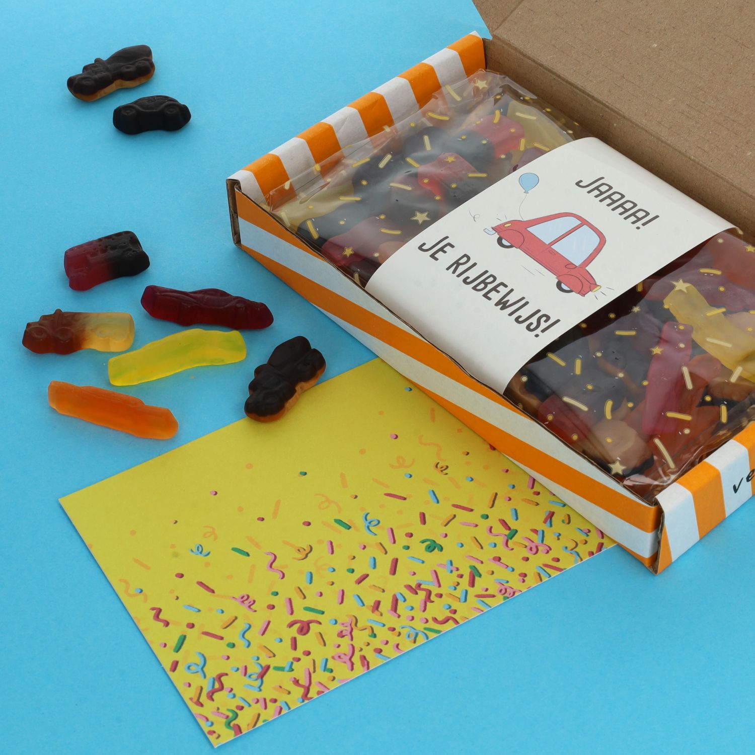 Doosje drop | Rijbewijs gehaald!