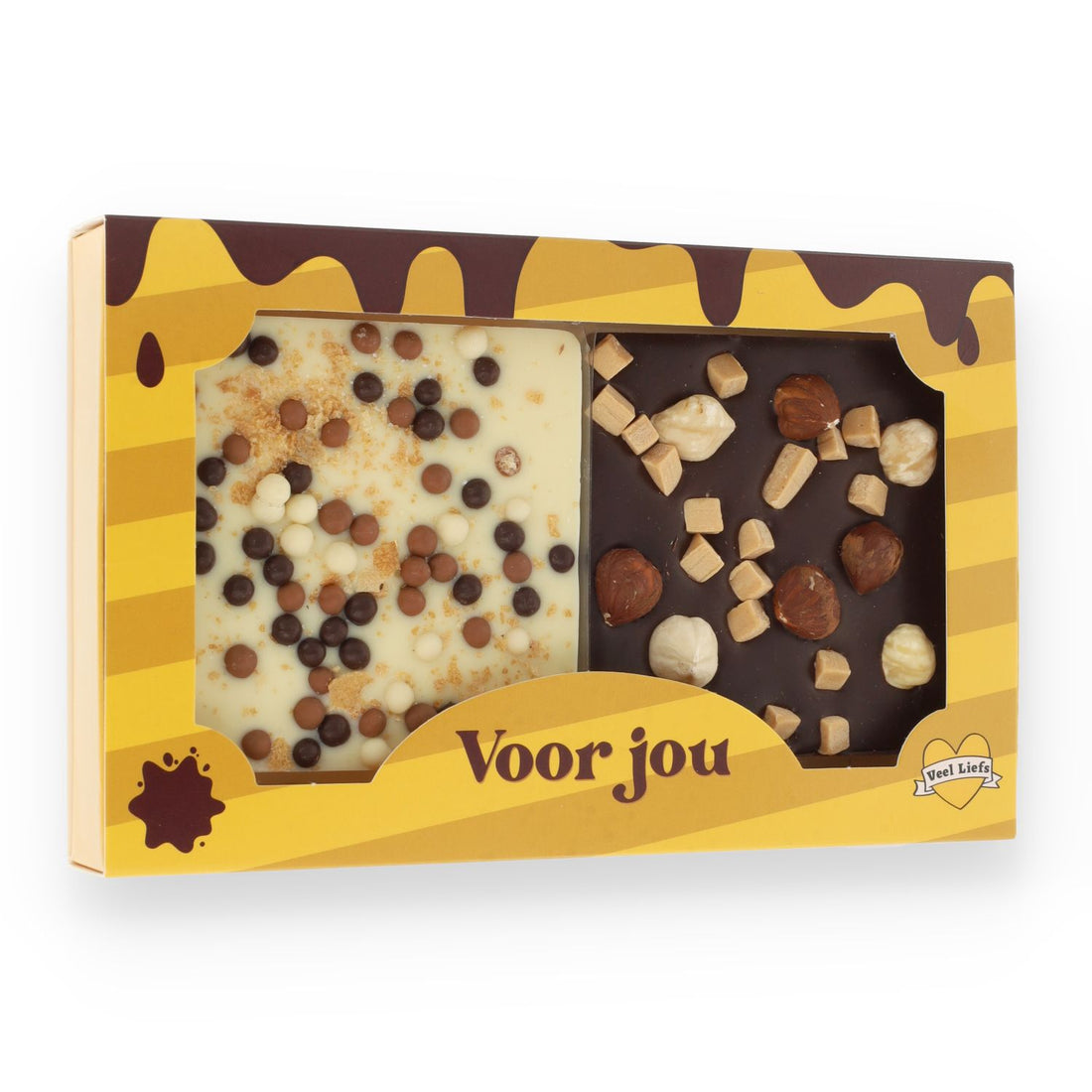 Cadeaupakketje | Choco duo | Voor jou!