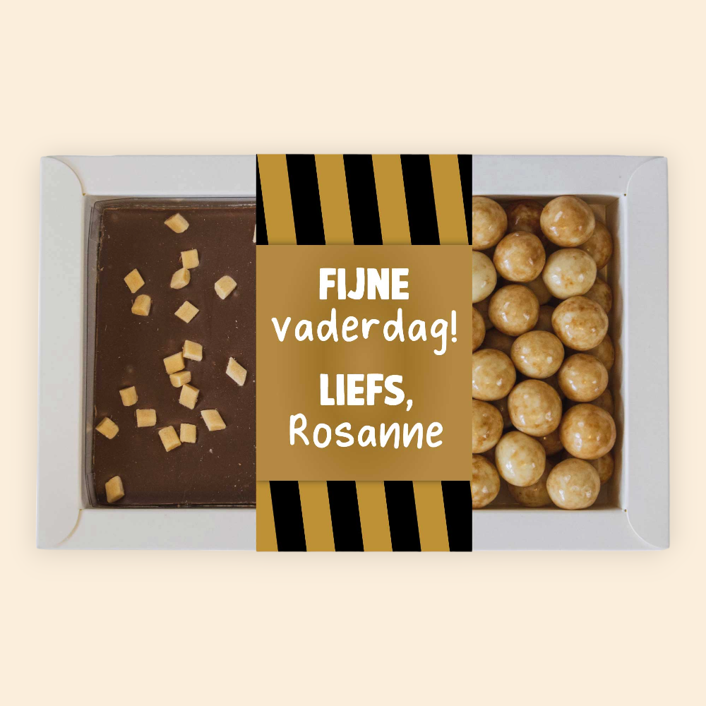 Duo setje | Karamel zeezout | Personaliseren ✍️