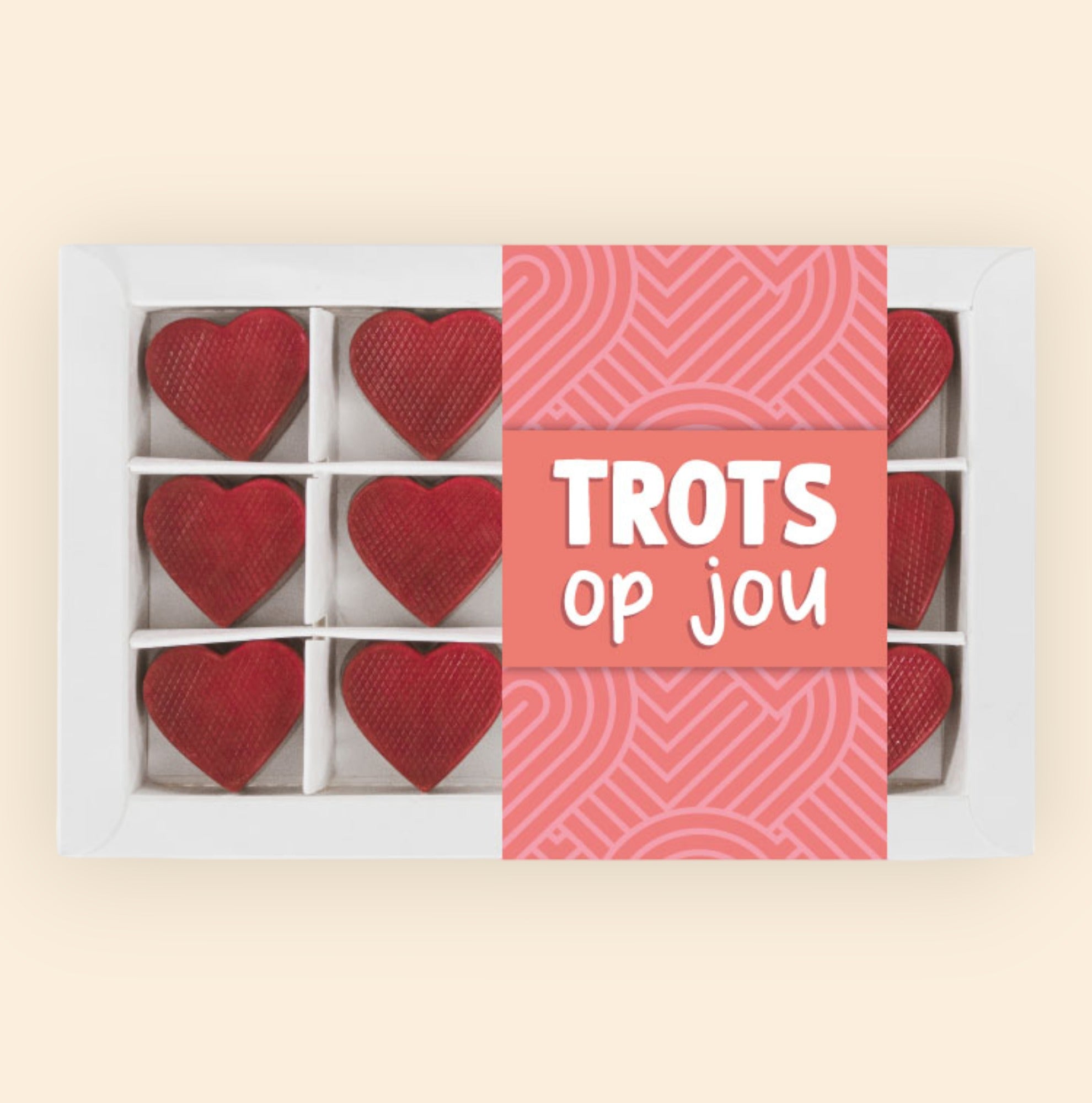 Bonbons | Rode hartjes karamel