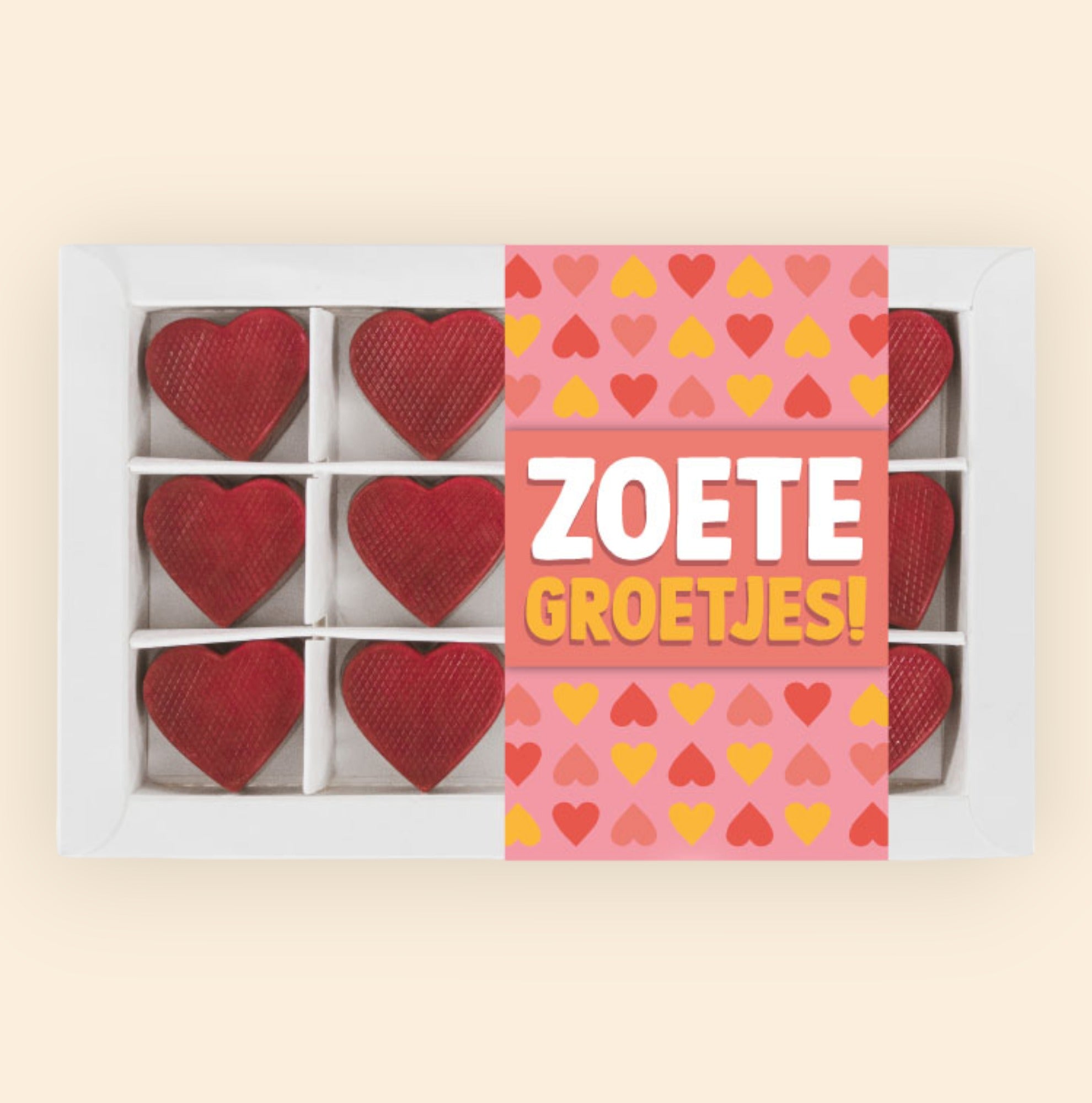Bonbons | Rode hartjes karamel