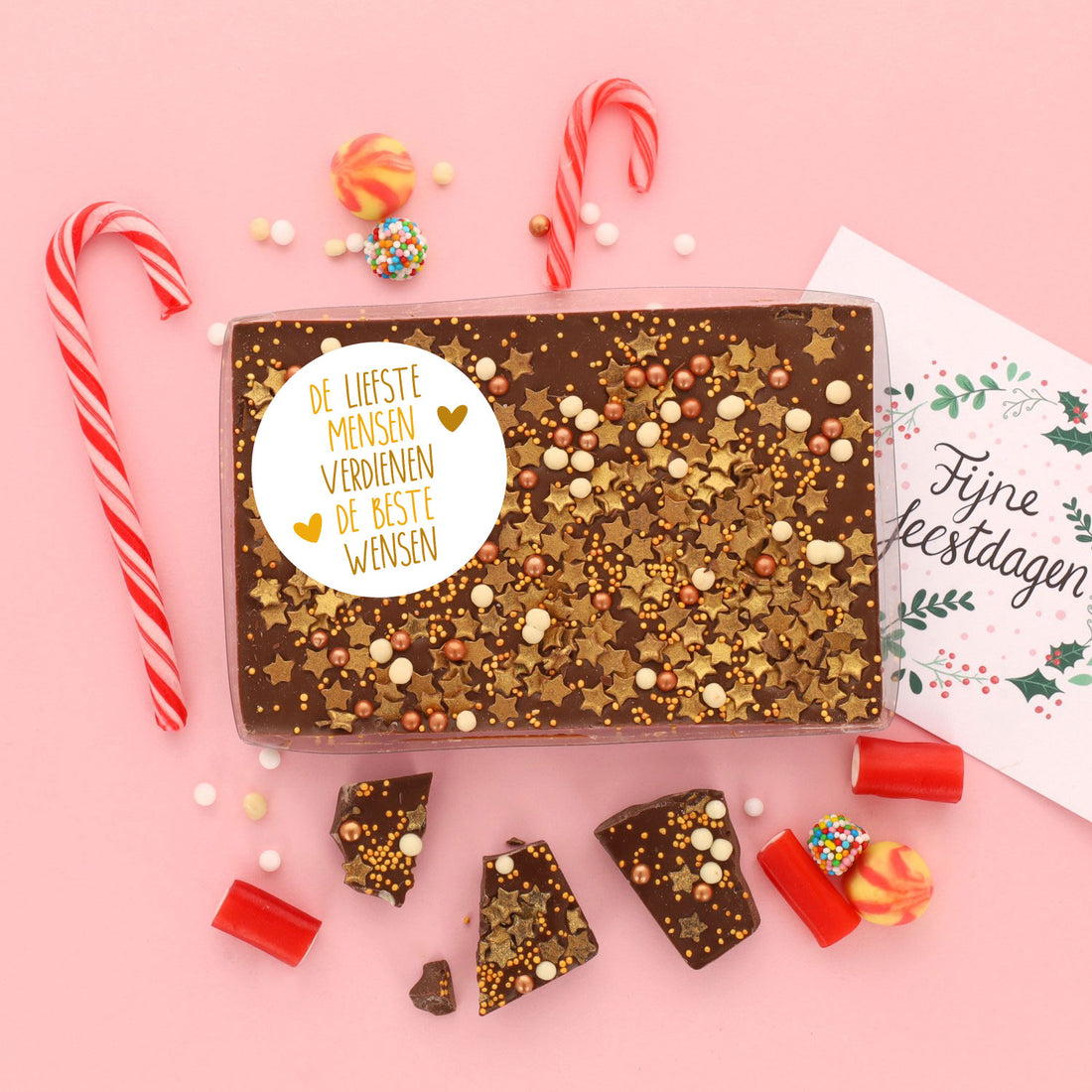 Chocolade bar | goud | de liefste mensen