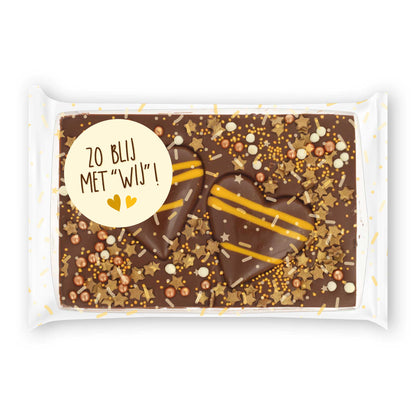 Choco bar hart | Zo blij met WIJ! <3