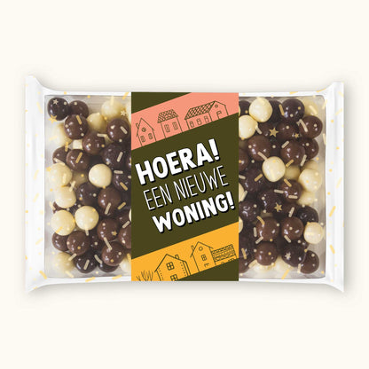 Doosje chocolade | Hoera een nieuwe woning!