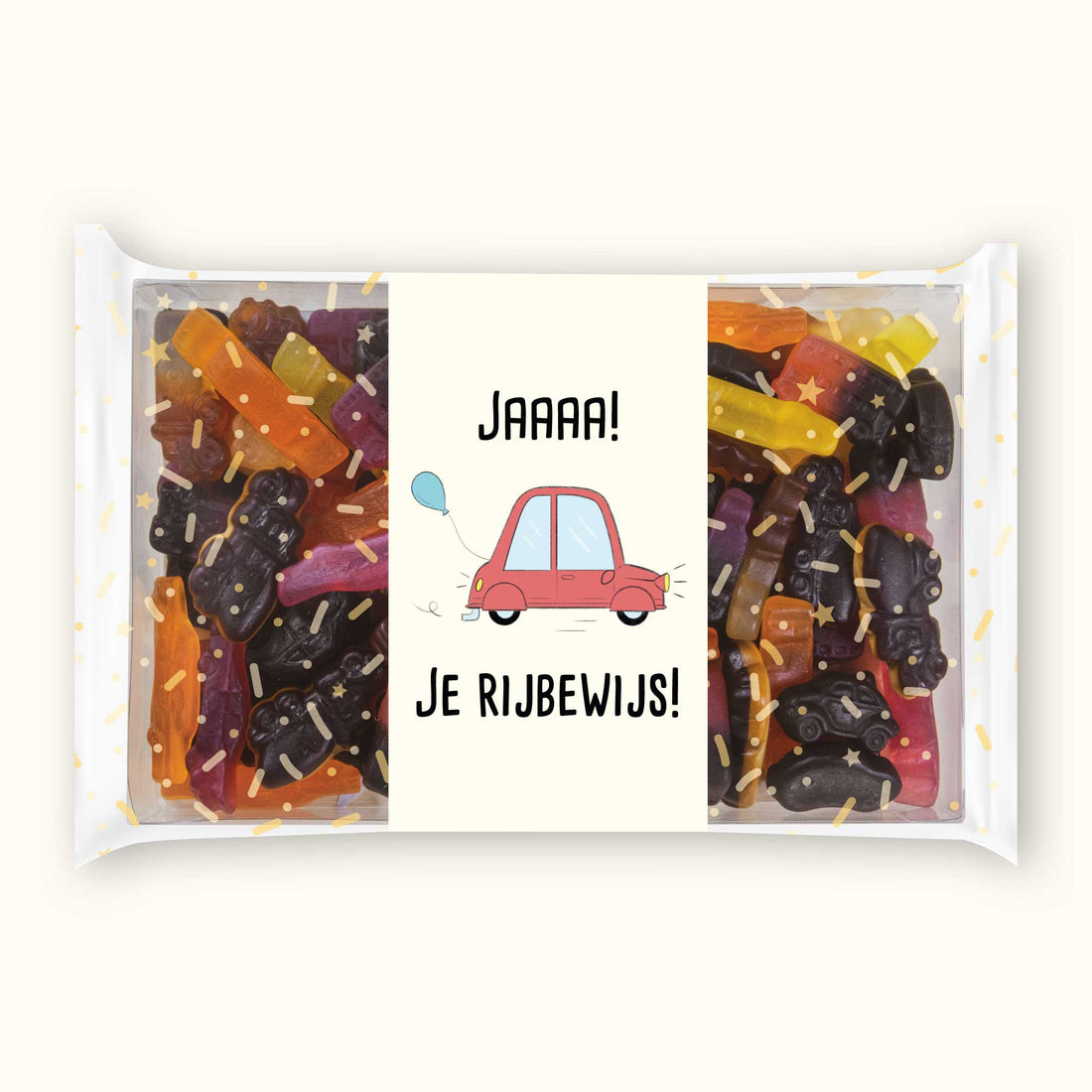 Doosje drop | Rijbewijs gehaald!