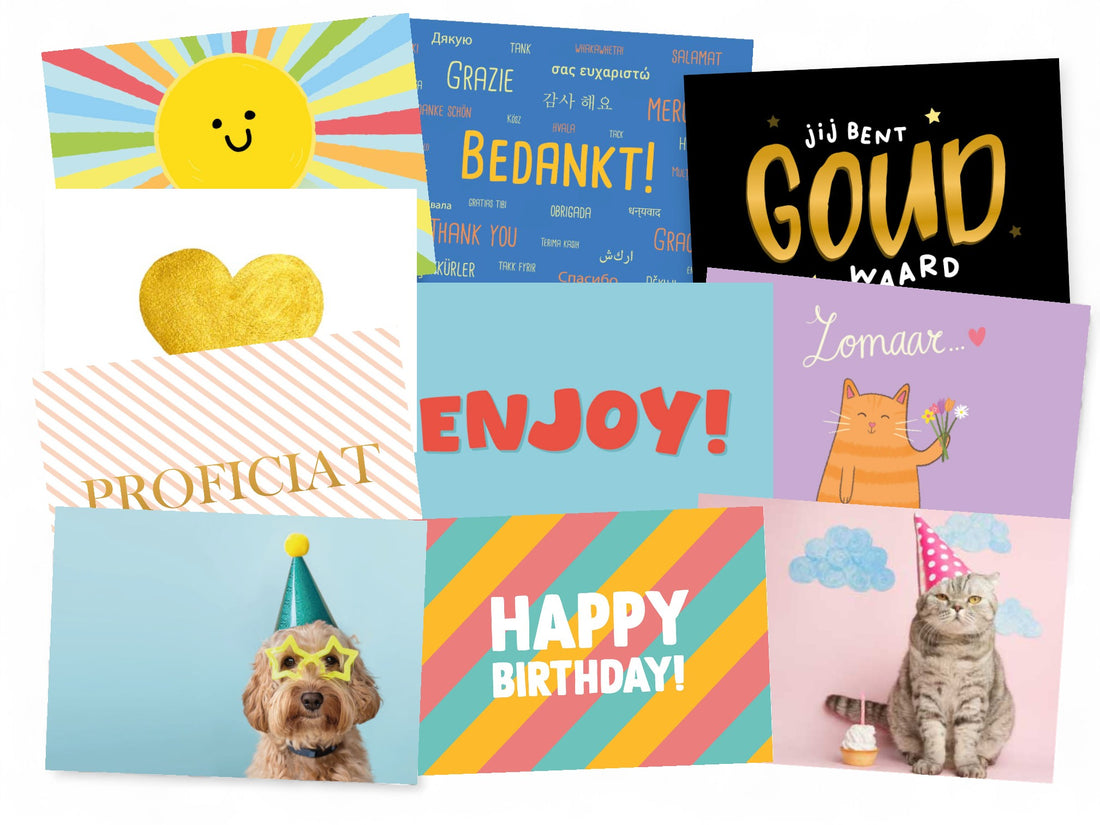 Kaartenset | Assorti | Veel Liefs