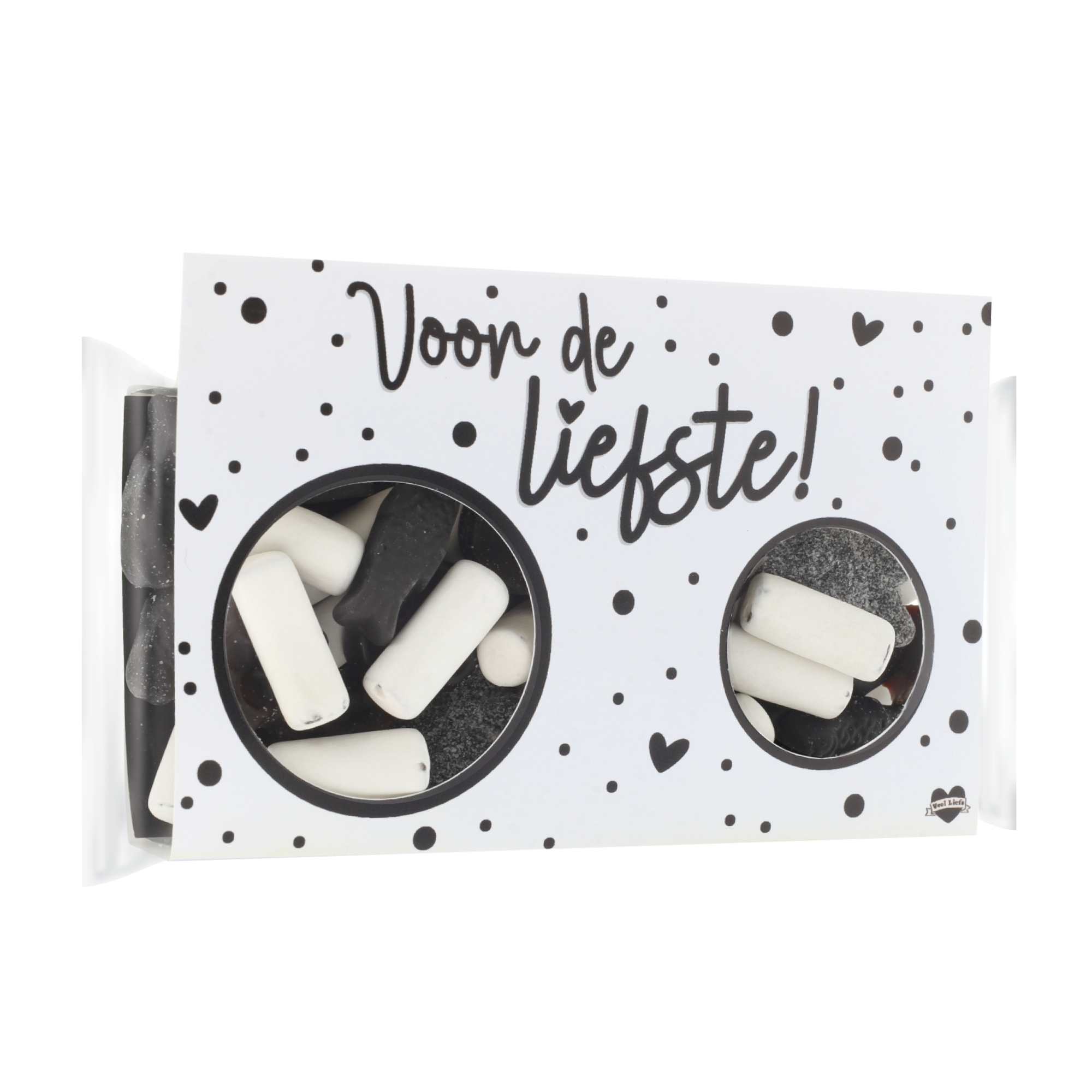 Snoepreep | Voor de liefste! (Zwart-wit)