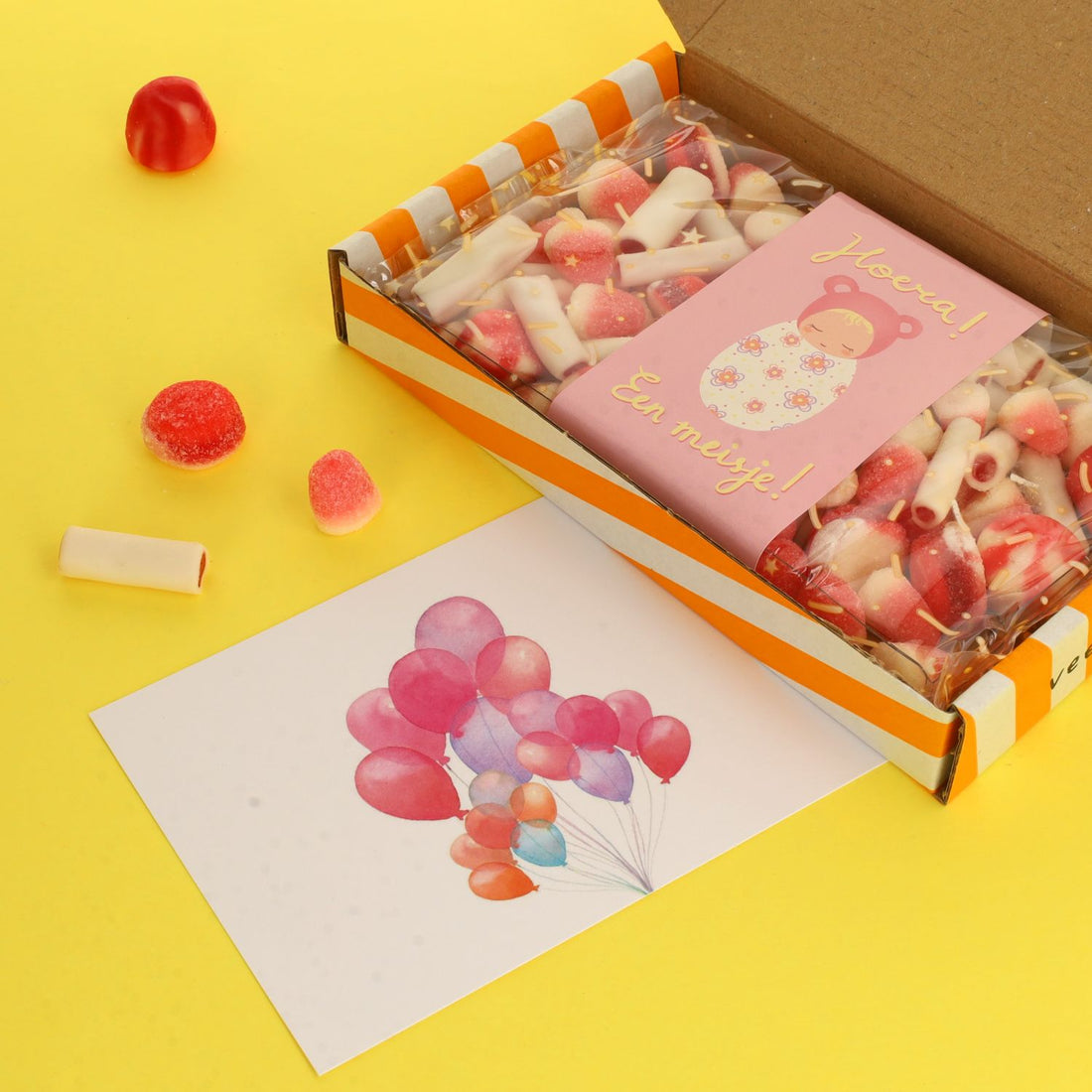 Snoepdoosje | Hoera een meisje!