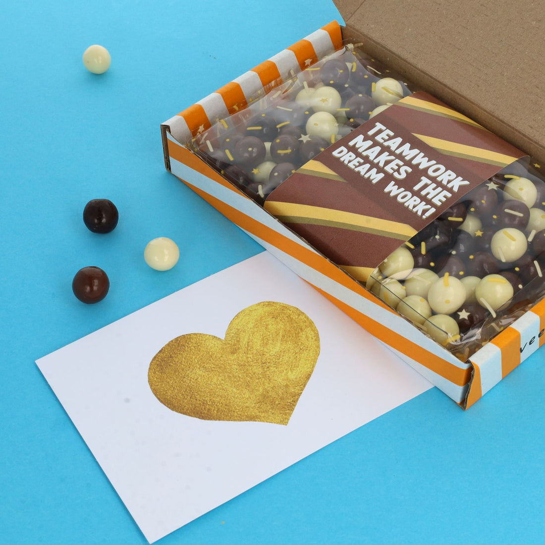 Doosje chocolade | Teamwork makes the dream work