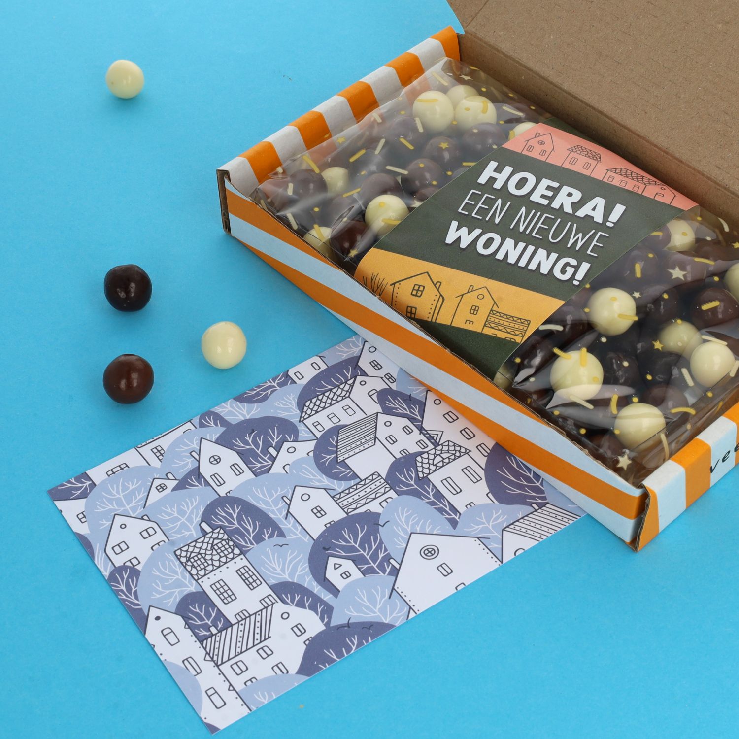 Doosje chocolade | Hoera een nieuwe woning!