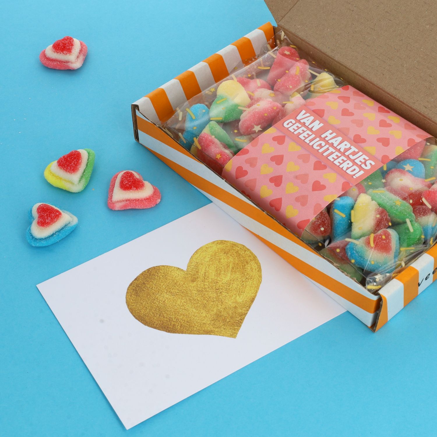 Snoepdoosje | Van hartjes gefeliciteerd!