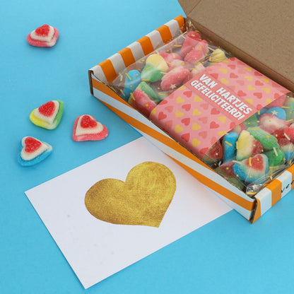 Snoepdoosje | Van hartjes gefeliciteerd!