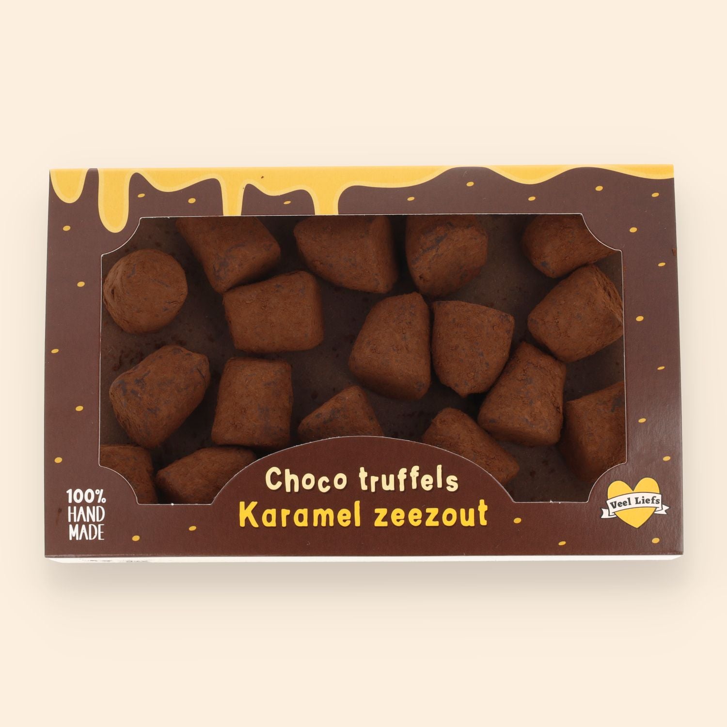 Chocolade truffels karamel zeezout