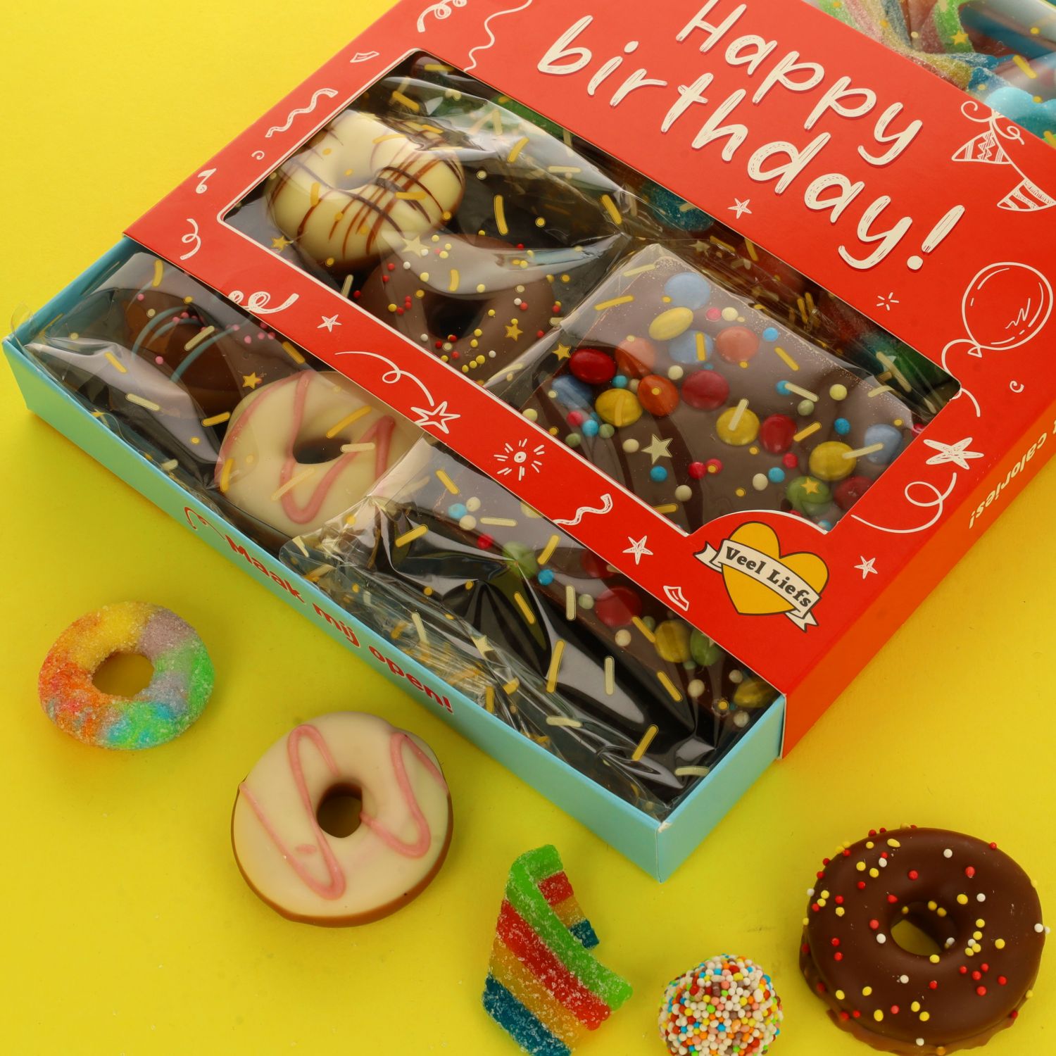 Cadeaupakket XL | Happy birthday!