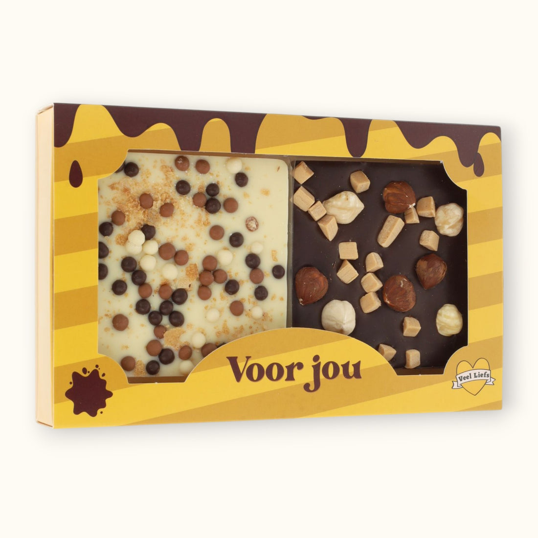 Cadeaupakketje | Choco duo | Voor jou!