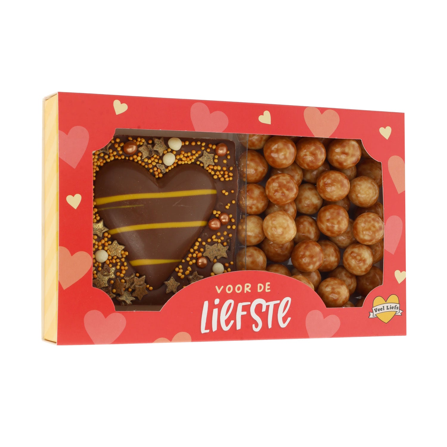Cadeaupakketje  | veel liefs chocolade