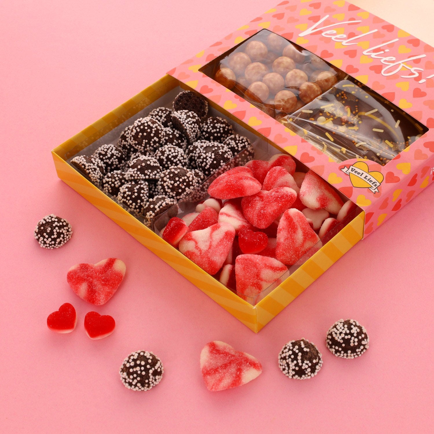 Cadeaupakket XL | veel Liefs chocolade