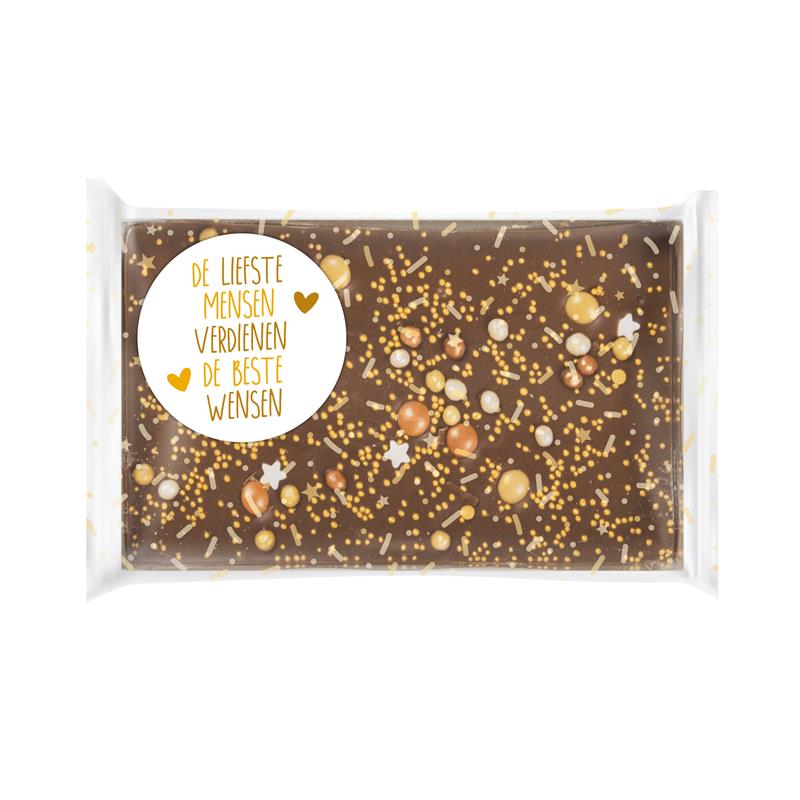 Chocolade bar | goud | de liefste mensen