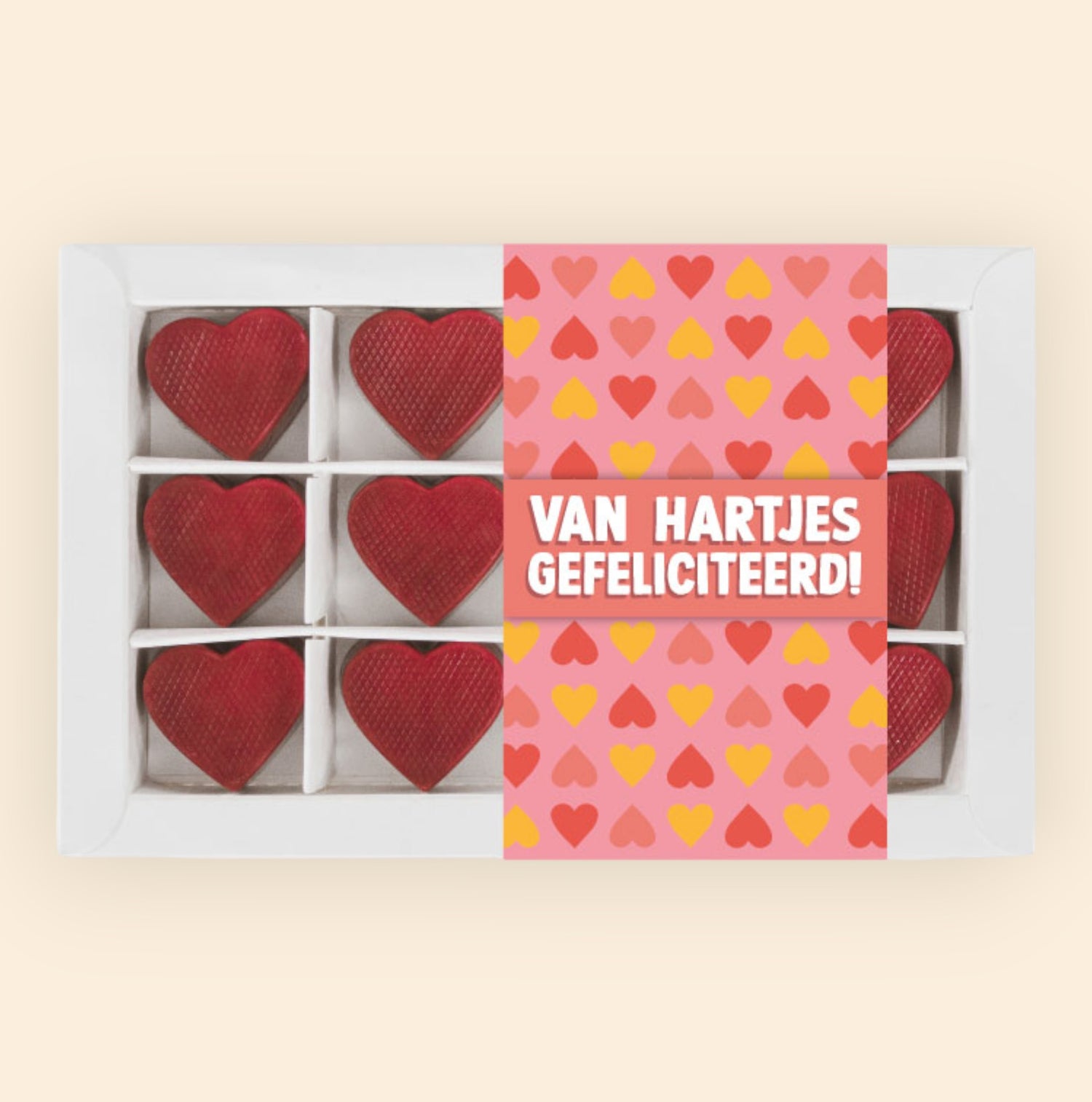 Bonbons | Rode hartjes karamel