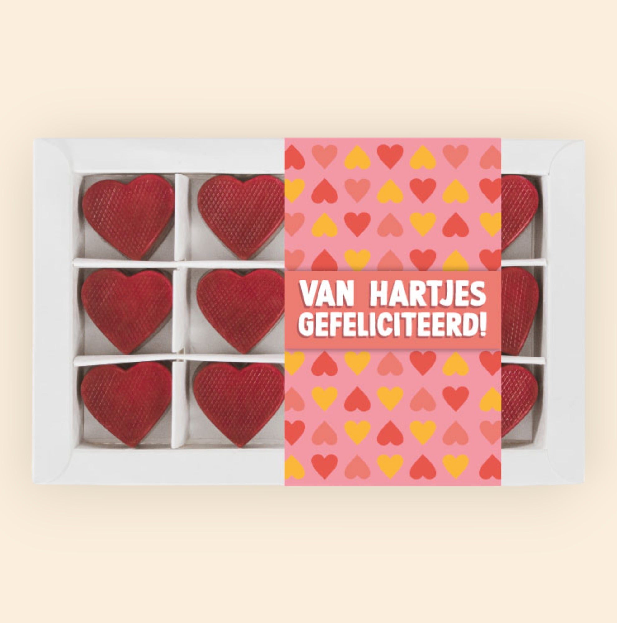 Bonbons | Rode hartjes karamel