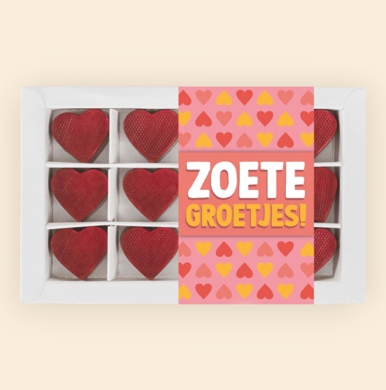 Bonbons | Rode hartjes karamel